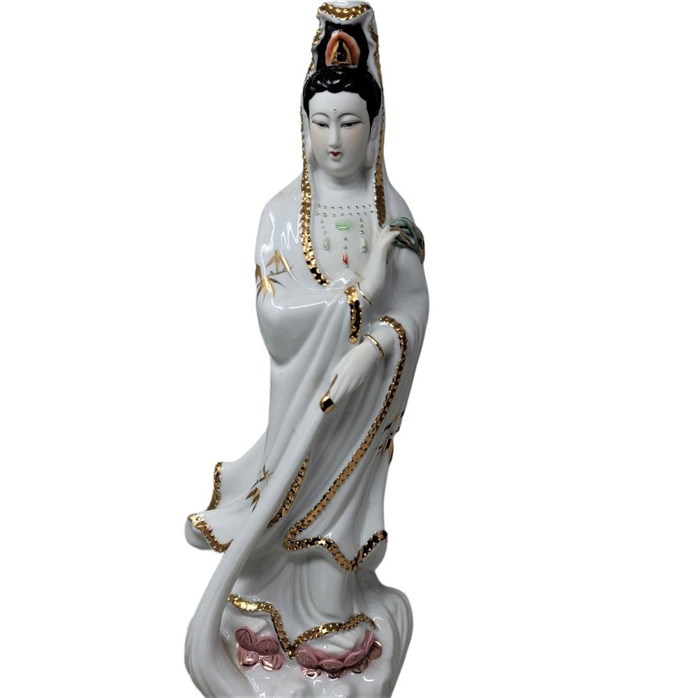 The Female Buddha 16 inches Tall Matt Face & Hands Detailed